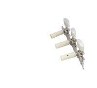 Perni e manopole di accordatura bianchi compatibili for chitarra classica | Una coppia di colonne e manopole con picchetti bianchi for lo scambio di parti di chitarra classica