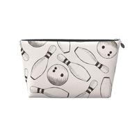 Perni E Palle Da Bowling, Borsa da toilette Borsa per trucco Borsa per cosmetici Borsa da toilette da viaggio portatile