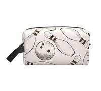 Perni E Palle Da Bowling, Borsa per il trucco Borsa per cosmetici Borsa da viaggio portatile da viaggio Borsa per trucco Organizer
