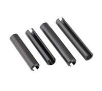 Perni elastici divisi M1.5 diritti durevoli in acciaio al carbonio nero for posizionamento e fissaggio(M1.5x6mmx100pcs)