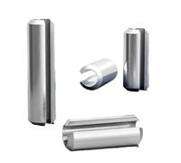 Perni elastici in acciaio inossidabile 304 M1.5-M12 Perni di centraggio elastici cilindrici aperti Perni di tensionamento fessurati Perni di serraggio(M8(2pcs),50mm)