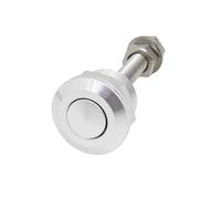 Perni for cofano con chiusura rapida 4 pezzi Universale da 22 mm Pulsante for cofano for auto Perno for cofano Kit di clip for serratura A sgancio rapido Accessori for cofani motore(Silver)