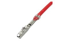 Perni metallici del connettore elettronico femminile terminale a crimpare automatico di 0,6 mm for con cavo 5-963715-1(50 Pcs)