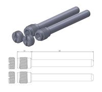 Perni pastiglie freno MOTO-MASTER Acciaio 213039