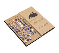 Perni per carte - Spille da spinta di 51 pezzi con disegno di bandiera di stato | Chiodi decorativi per carta da tavola, carte da viaggio, ufficio, casa, aula e artigianato