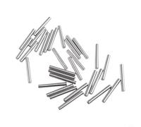 Perni per mensole in acciaio inox, 5 x 40 mm, confezione da 32 pioli di supporto per scaffali, armadi, librerie e apparecchi industriali