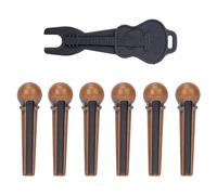 Perni ponte chitarra Penne stringhe con perno ponte estrattore di ricambio per chitarra acustica folk ukulele rimozione corde chitarra accessori manutenzione sostituzione