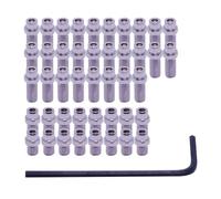 Perni ribaltabili DMR per pedali Vault Silver PIN-Vault-S