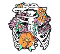 Perni smaltati a forma di cuore cervello per zaini, spilla dal design creativo, Klein, Metallo non prezioso