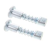 Perno 2-3t Pezzi 2 Elevatore di Carrello Posizionamento in Metallo | Molla Integrata, Bloccaggio Rapido a Stantuffo, Finitura Zincata, per Magazzino e Logistica