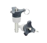 perno a sgancio rapido con chiusura a molla in acc 304 Stainless Steel Quick Release Spring Ball Lock Pin Black 10x10-100mm(10x45mm)