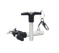 Perno a sgancio rapido per applicazioni navali, Perno a sgancio rapido con chiusura a sfera e molla a pulsante impugnatura a T in acciaio inossidabile 5x(10-100)mm(5x20mm)