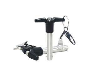 Perno a sgancio rapido per applicazioni navali, Perno a sgancio rapido con chiusura a sfera e molla a pulsante impugnatura a T in acciaio inossidabile 5x(10-100)mm(5x55mm)