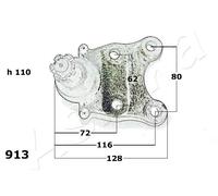 Giunto di supporto / guida - ASHIKA 73-09-913