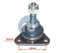 Perno braccio oscillante Assale anteriore bilaterale 93-06226 RTS per AIXAM 400