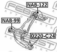 FEBEST 0220-C24 Testina braccio oscillante