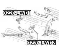 Perno braccio oscillante Assale anteriore inferiore 0220-LWD2 FEBEST