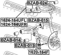 FEBEST 1620-164F Testina braccio oscillante