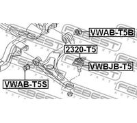 FEBEST 2320-T5 Testina braccio oscillante