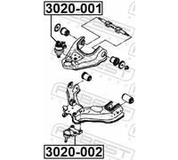 FEBEST 3020-001 Testina braccio oscillante