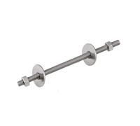 Perno, bulloni a doppia testa, Barra completamente filettata con dadi, rondelle, filettatura della vite attraverso il muro, diametro