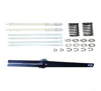 Perno cerniera porta anteriore e kit boccola per Chevrolet Pickup Truck SUV 1988-2001, costruzione, misura di precisione per un funzionamento regolare della porta, include perni e boccole f (B)