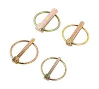 Perno Con Anello Assortimento di 4 spille di sicurezza e perni di centraggio for operazioni sicure, collegamento sicuro, kit di stoccaggio conveniente for attrezzature agricole