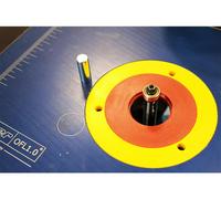 Perno di arresto a fresatura libera con filettatura da 1/4 di pollice small silver