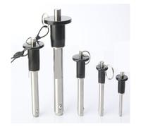 Perno di bloccaggio a sfera Diametro pollici 3/16 "~1" Perno di bloccaggio a sfera a sgancio rapido in acciaio inossidabile Lunghezza 0,5 "~3,5" Maniglia a pulsante Fornire corda sicurezza(0.875,7in)