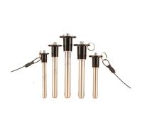 Perno di bloccaggio a sfera Perni di posizionamento QB011 Perno bloccaggio a sfera a sgancio rapido in acciaio inossidabile SUS304 con corda for il fissaggio(M10,80mm)