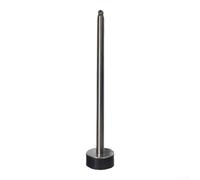 Perno di carico in acciaio nero per rack da palestra con vassoio per pesi e manico ergonomico per supporto pesi liberi attrezzature fitness accessorio lunghezza 56 cm (36 cm)