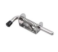 Perno di chiusura a molla, Perno di chiusura a molla 10 pezzi argento for armadietto, porta del rimorchio, cancello del cortile, porta del capannone