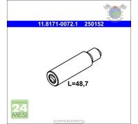 Perno di guida Pinza freno ATE per MERCEDES CLASSE S 350 E 500 420 400 320 300