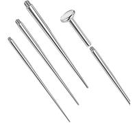 Perno di inserimento conico per piercing in titanio ASTM F136 da 14g/16g/18g per filettatura interna Tragus/Helix/Labbro/Naso/Helix/Gioielli per piercing Cartilagine Orecchini Labret Borchie per naso