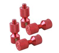 Perno di localizzazione flangia resistente con livelli, bolla e finitura rossa brillante, adatto per una manutenzione accurata del montaggio del tubo, perno di allineamento industriale rosso