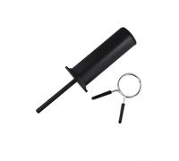Perno di peso con collare a clip a molla per macchine via cavo, aumenta l'altezza della pila di pesi fino a 40 kg, accessorio ideale per il fitness (10 x 80 mm+3 giri)