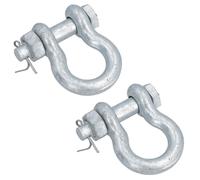 Perno di sicurezza con gancio ad arco zincato 7/16 pollici (11 mm) da 1,5 T...