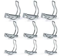 Perno di Sicurezza in Acciaio al Carbonio Perno di Bloccaggi a Forma D Perni Trattore per Veicoli Agricoli Rimorchi M4,5 M6 M8 9 Pezzi