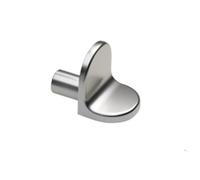 Perno di sostegno per ripiani in metallo, 100 pezzi 5 mm argento a forma di L picchetti for mensole borchie supporto for armadi, ripiani, pannelli in vetro