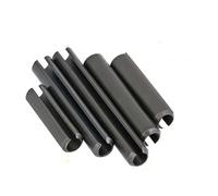 Perno di tensione a molla diviso Perno di tensione Cilindrico elastico Coppiglia Tassello Perno cilindrico elastico scanalato Acciaio al carbonio GB-M3-100Pcs-12mm