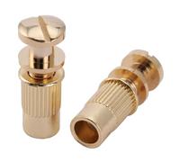 Perno e boccola di montaggio metrico da 2 pezzi for ponte avvolgente for chitarra elettrica stile LP(Gold)