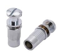 Perno e boccola di montaggio metrico da 2 pezzi for ponte avvolgente for chitarra elettrica stile LP(Chrome)