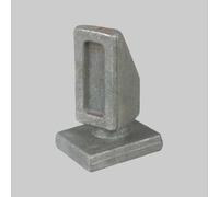 PERNO E PIASTRA SFERICA INFERIORE PER CANCELLI Cerniere Saldare