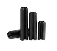 Perno elastico annerito, perno diviso, perno elastico, perno cilindrico, perno cavo, perno di posizionamento,-M3 * 18 mm (100 compresse)