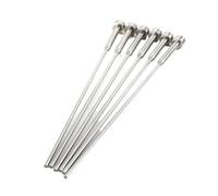 Perno espulsore dritto in acciaio, Confezione di perni espulsori HRC52 da 65 milioni dimensioni multiple(4pcs 1.2x3x250x50)