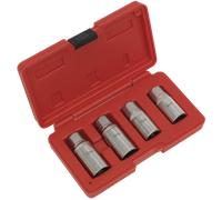 Perno Estrattore Set 4pc 1.3cmSq Guida Metrica - Sealey AK723 Nuovo