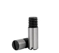 perno filettato M4-M20 Filettatura esterna in acciaio Perno di centraggio solido Albero del rullo di posizionamento della testa scanalata GB878 per Fissaggio Mobili(M8x45(2pcs))