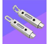 Perno for porta in lamiera dritta e piegata in acciaio inossidabile for tipo di inserto Perno for porta dell'armadio industriale in stile collegamento serratura for porta 1 pezzo(Bronze)
