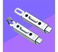 Perno for porta in lamiera dritta e piegata in ferro zincato for tipo di inserto Perno for porta dell'armadio industriale in stile collegamento serratura for porta 1 pezzo(Bronze)