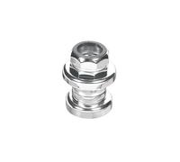 Perno forcella della serie sterzo filettata sfera d'acciaio interna-esterna Ergotec S101GK 1" Argenté